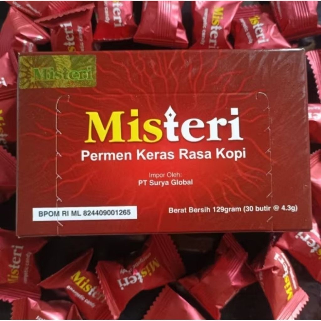 Misteri Candy Permen Original Ginseng 30 Pcs