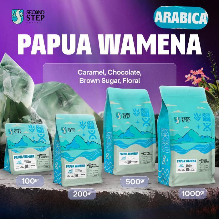 NEW PROMO= Biji Kopi Bubuk Arabika Papua Wamena Arabica Coffee Beans Coffe Bean - 100gr, Biji Kopi