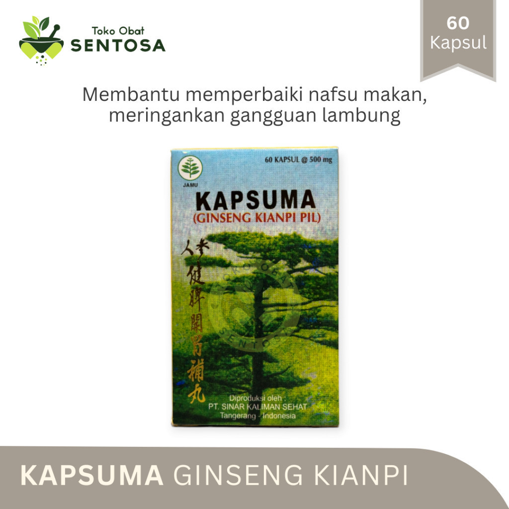 READY Paling Banyak Dicarii - ( Kianpi 100% Original Asli ) Kapsuma Ginseng Kianpi Pil