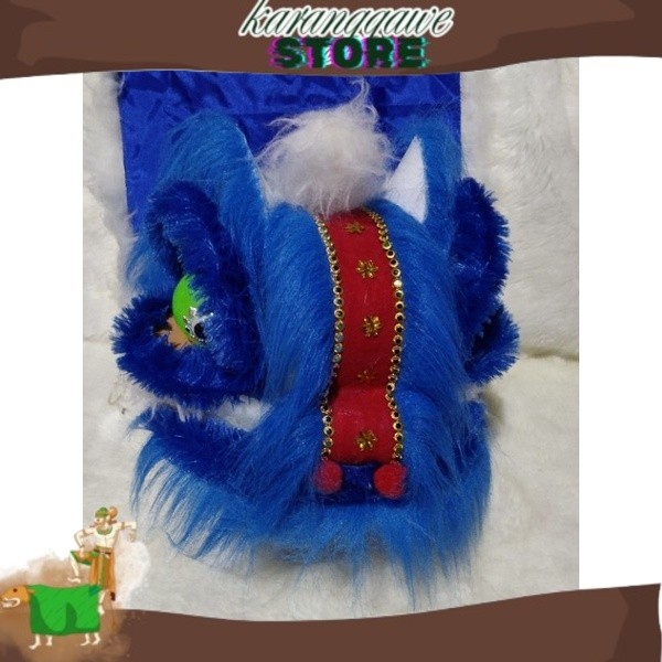 TERBARU Barongsai biru besar, kepala dewasa juga masuk NEW