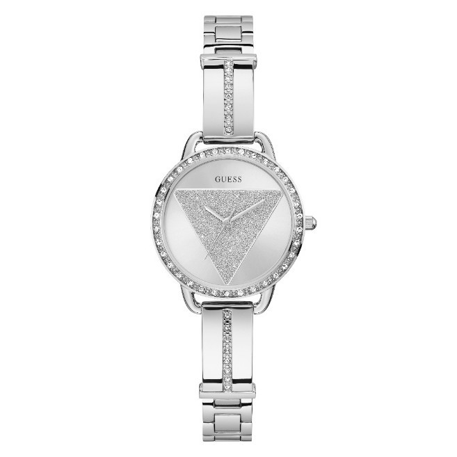 GUESS-TRI BELLINI GUESS Ladies Silver Tone Analog Watch