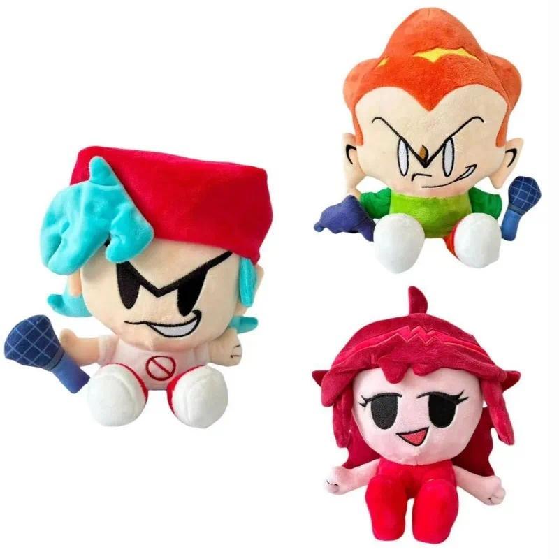 Stuffed 20cm Game Friday Night Funkin Cute Boyfriend Pico Girlfriend Doll Plush Toy for Kids Fan Cos
