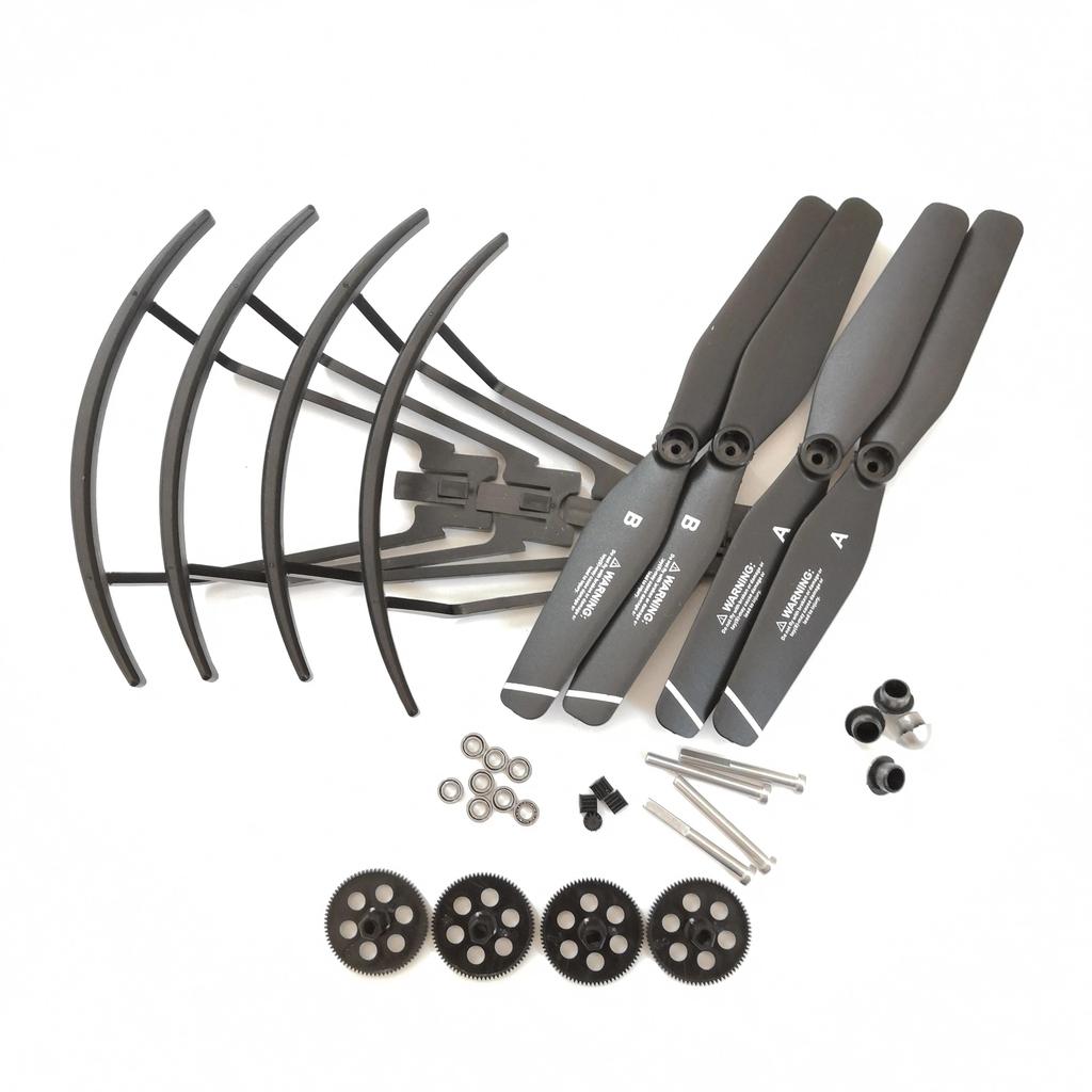 S167  S166 S167GPS RC drone Quadcopter spare parts bearings Aluminum shaft gears blades propeller gu