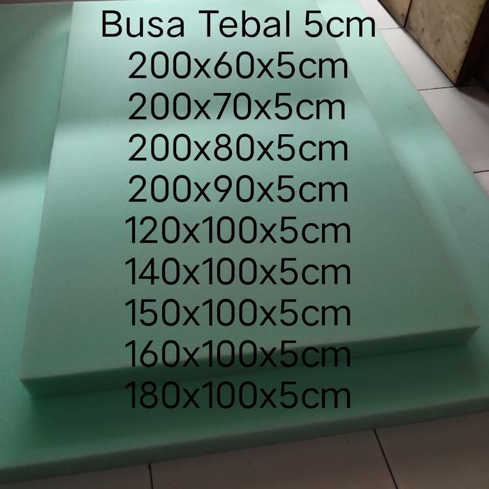 Busa Lembaran Densiti 23 Tebal 5cm - 180x65x5cm Terlaris