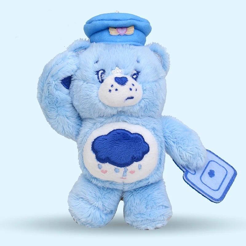 Care Bears Pilot Plush Pendant Cute Cartoon Stuffed Keyrings Girls Bag Bakcpack Cars Plush Keychains