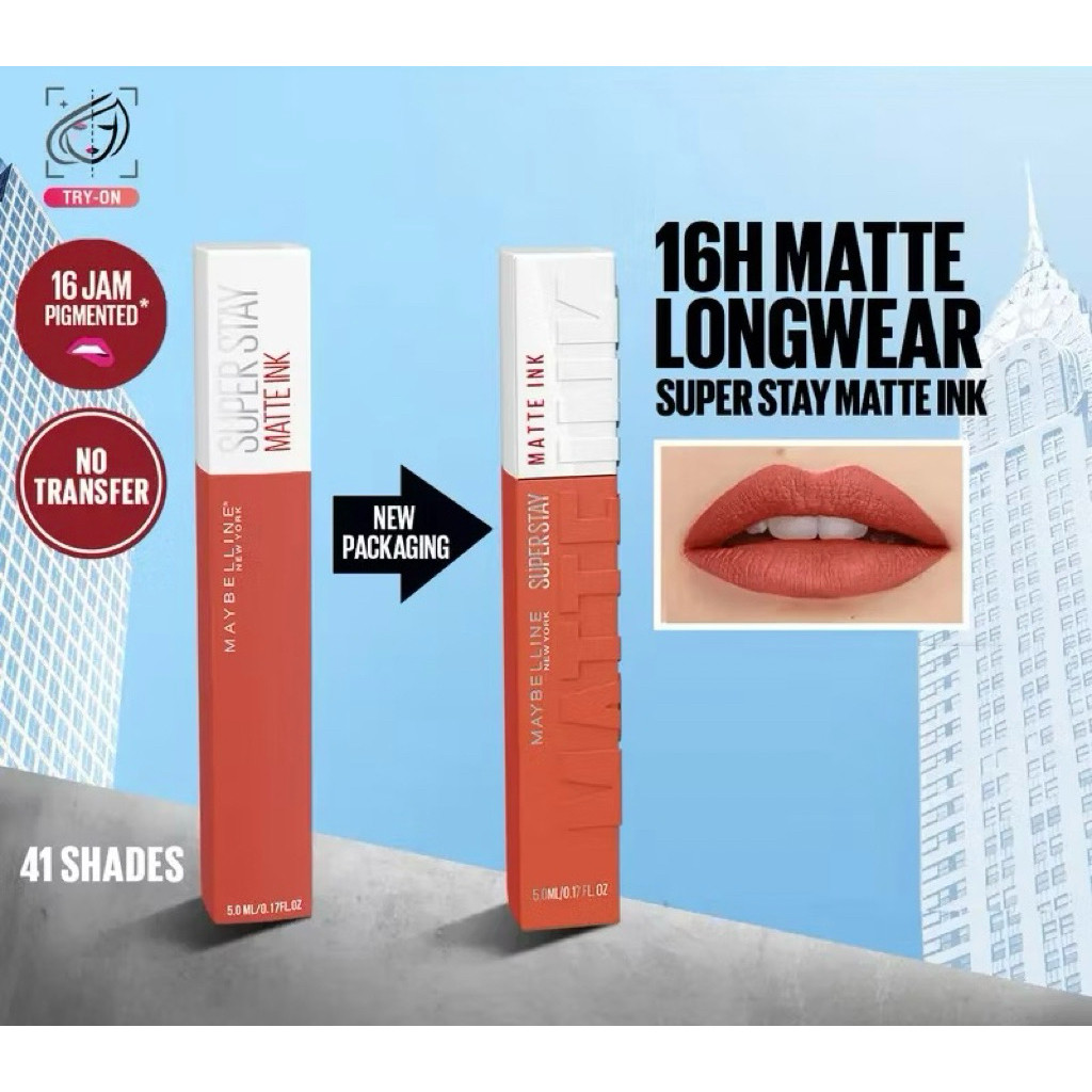MAYBELLINE SUPER STAY MATTE INK LIP CREAM///LIPSTIK///COD