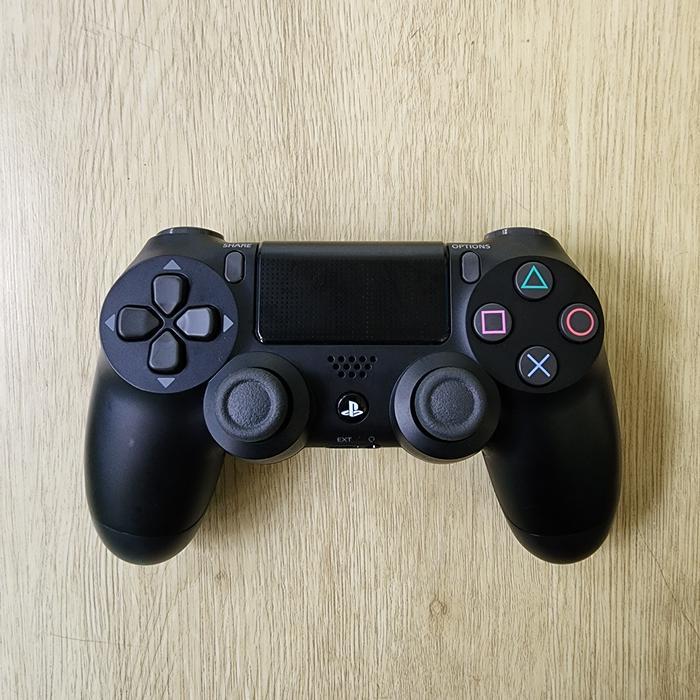PROMO NEW Stick DS4 Stik PS4 Led Bar SUPER MULUS JAMIN 100% Ori Mesin - Hitam, Lightbar