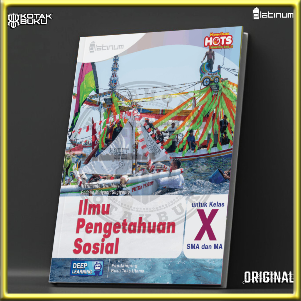 [ TS ] Buku IPS Kelas 10 SMA Deep Learning  / IPS SMA / Platinum