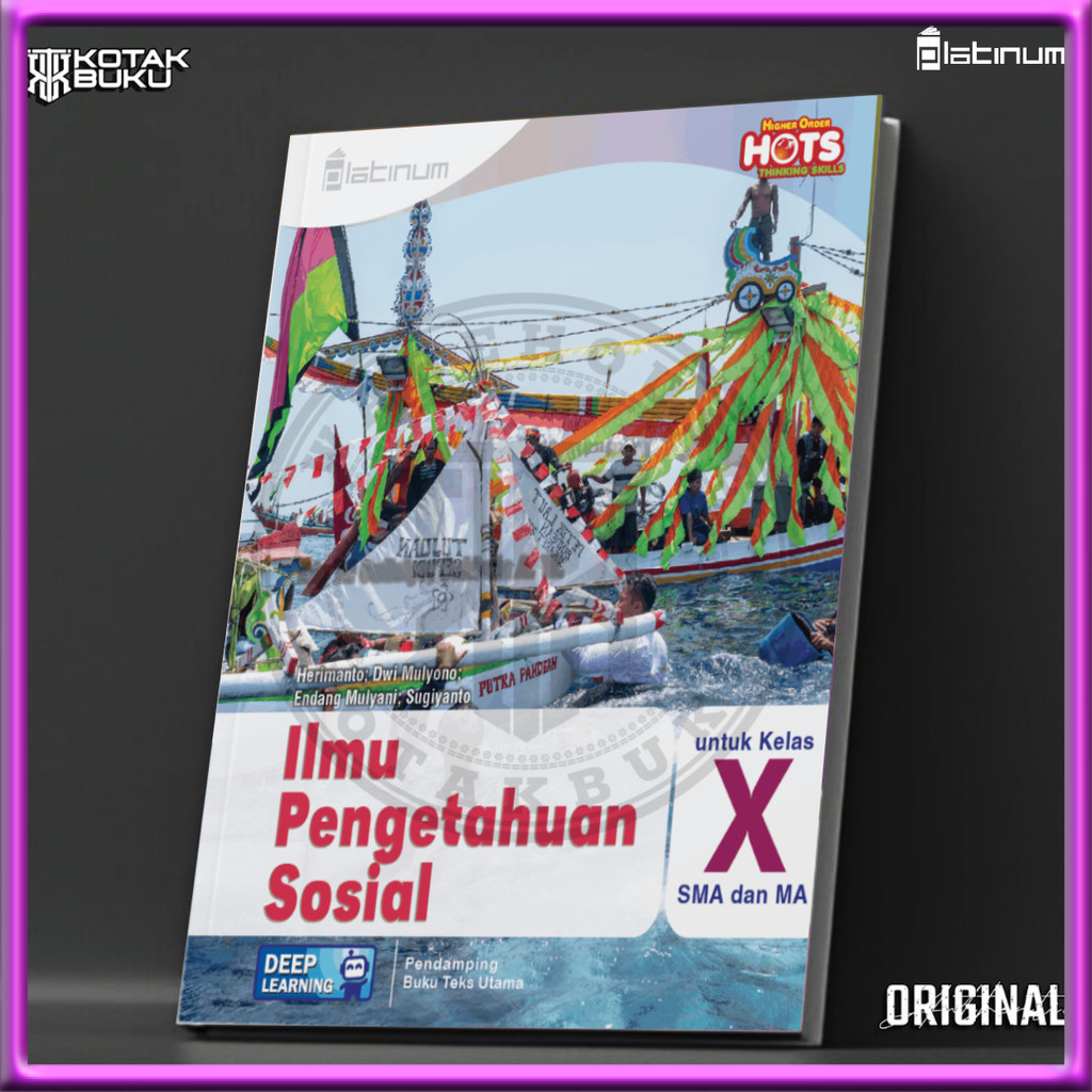 [ TS ] Buku IPS Kelas 10 SMA Deep Learning  / IPS SMA / Platinum