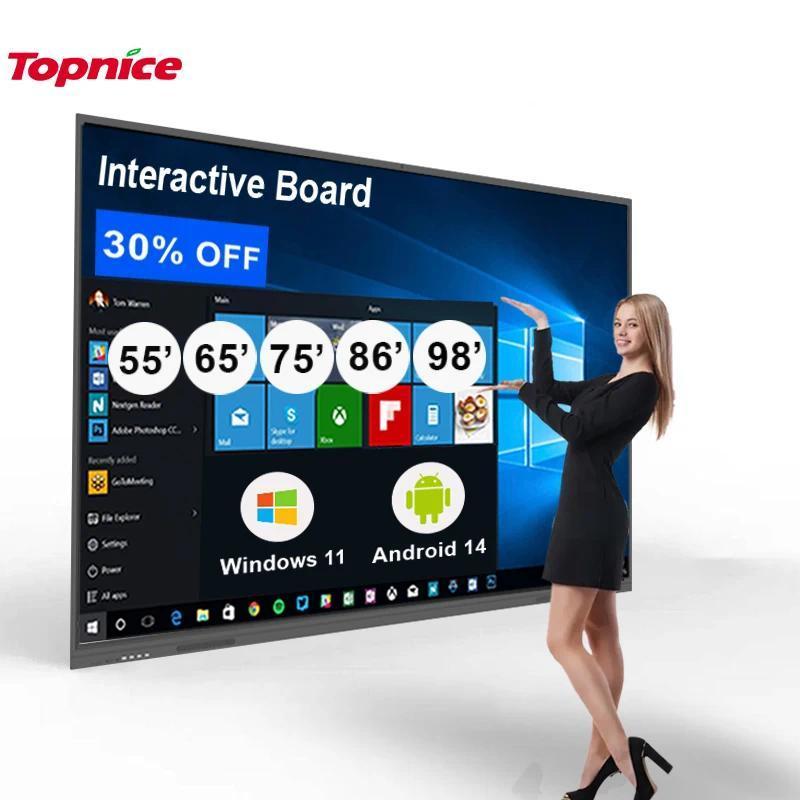 Ultra HD 4K Large Screen LCD LED TouchTV 43 55 65 70 Inch Wifi Slim Karaoke Television Sample 75 Inc