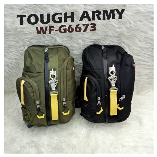 Promo TAS SELEMPANG IMPORT TOUGH WARRIOR ARMY 6673 FASHION PRIA (BISA BAYAR DI TEMPAT)