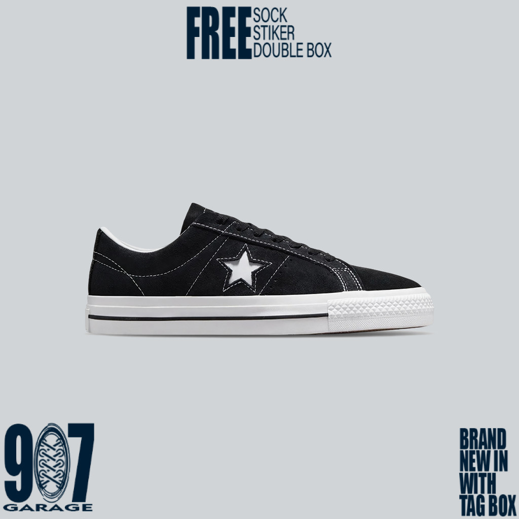 Converse One Star Suede Black Low