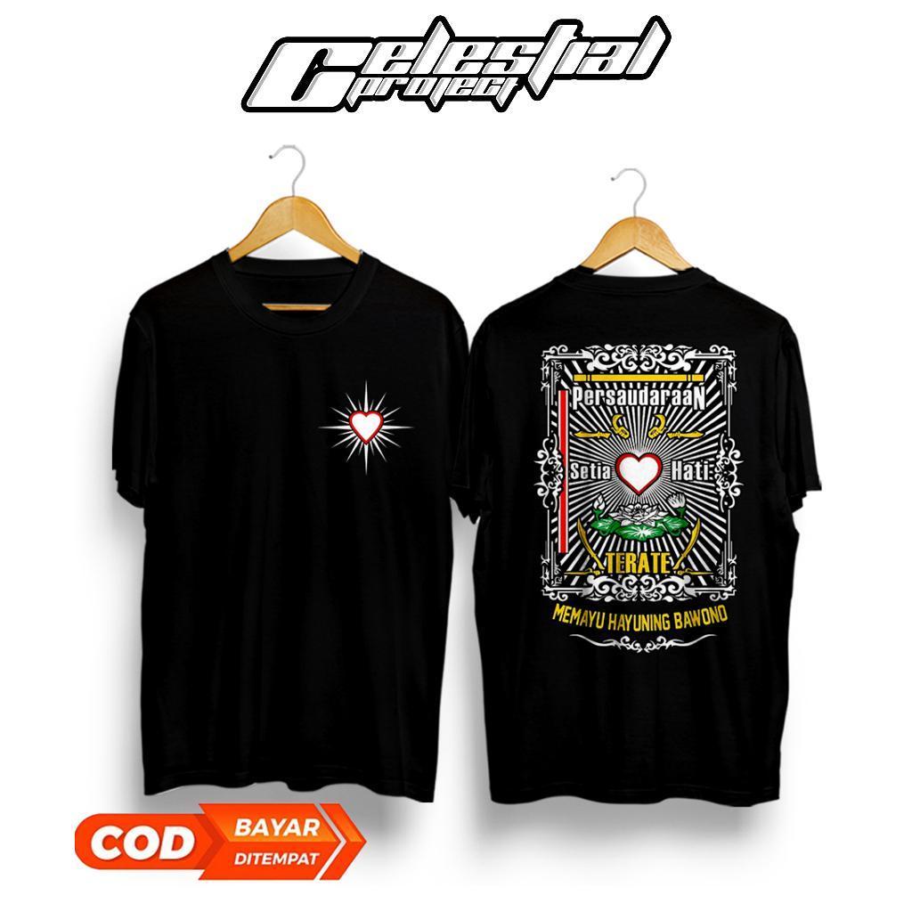 KAOS PSHT LOGO HATI BERSINAR - KAOS PSHT MURAH-KAOS TERATE-BAJU SH TERATE