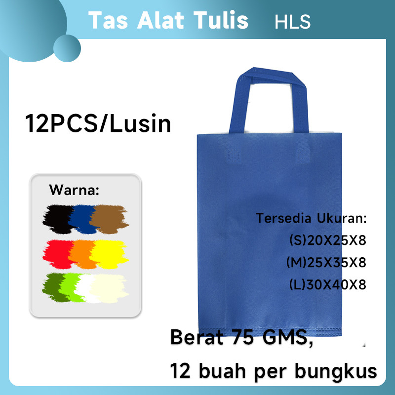 Tas Spunbond HLS 75GSM | Ukuran 25x35x8 | Goodie Bag & Souvenir Promosi