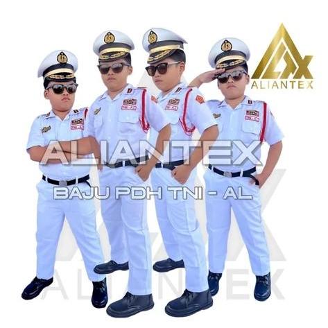 ALIANTEX - PDH TNI AL laki-laki Anak ( tangan pendek) - S