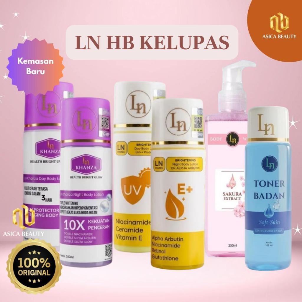 KH| LN Lotion Kelupas| HB Kelupas| Paket Siang Malam| HB Dosting BPOM