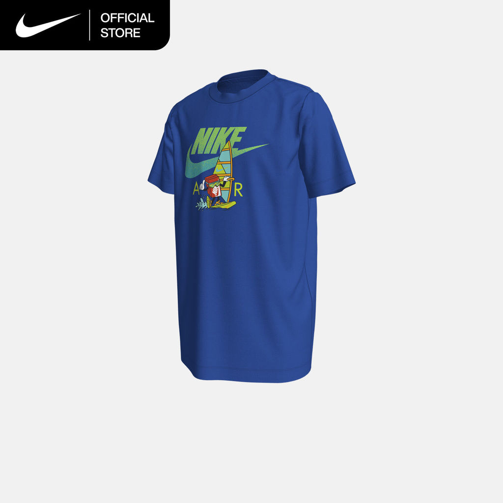 Nike Older Kids' (Boys') Sportswear T-Shirt - Game Royal [HV0987-480]