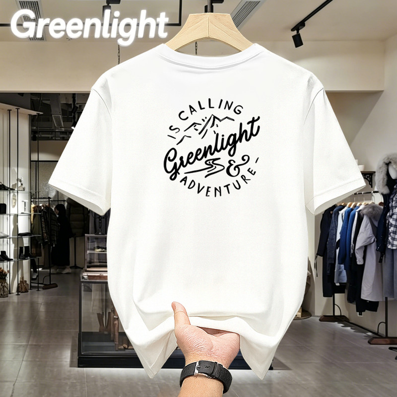 Kaos Greenlight Pria Original Terbaru Logo Minimalis Baju Santai Harian Pria