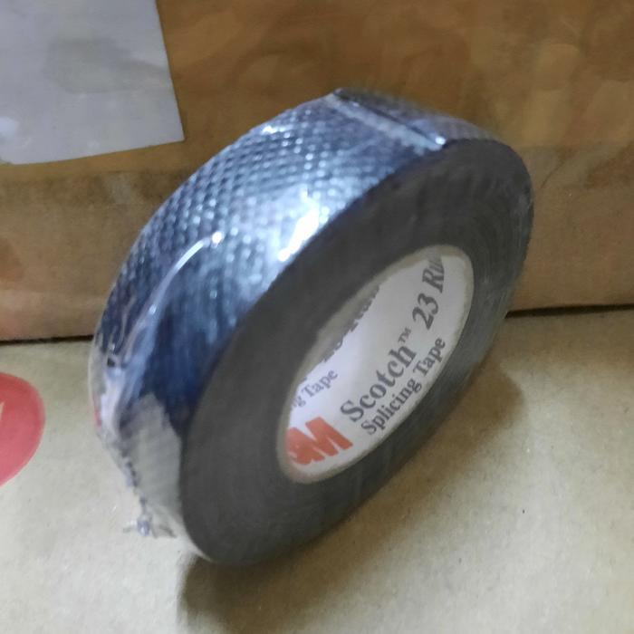 Scoth 23 rubber 3M –isolasi tarik Hitam