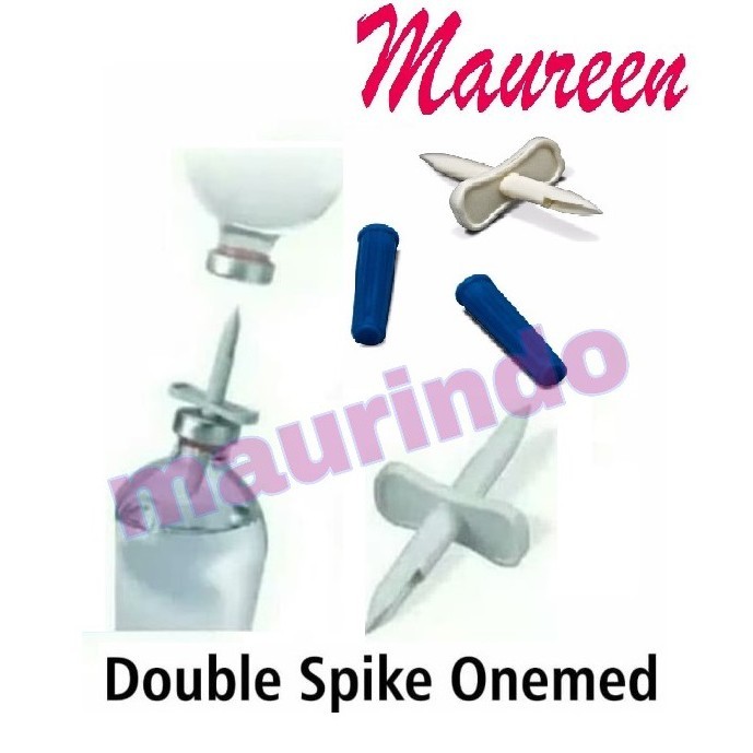 Beli 5 GRATIS 5 Onemed Double Spike Infusion Alat Penusuk Botol Cairan Infus NaCl 10 PCS