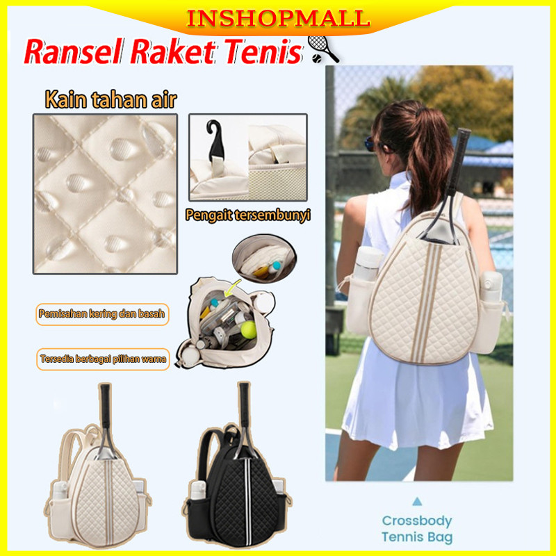 [COD] Tas ransel raket tenis / tas tenis / tas ransel bulu tangkis 2-in-1 / tas ransel raket