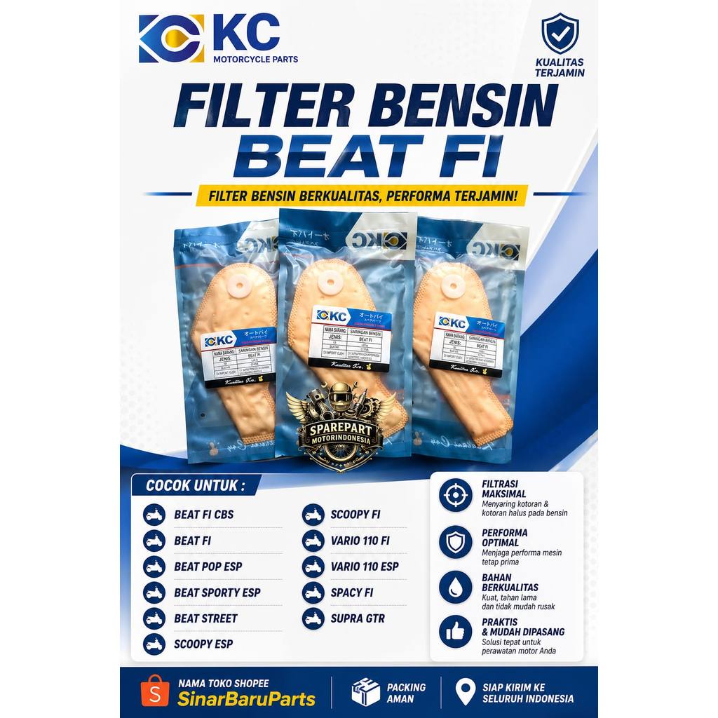FILTER FUEL PUMP BENSIN BEAT FI K25