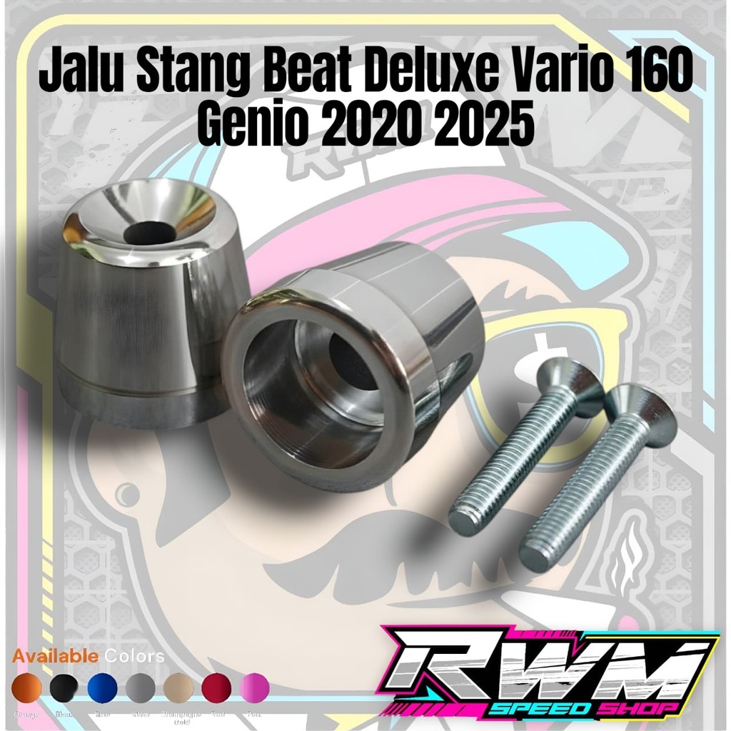 Jalu Stang Beat Deluxe Jalu Stang Vario 160 Jalu Bubut Beat Deluxe Vario 160 Genio 2020 2025