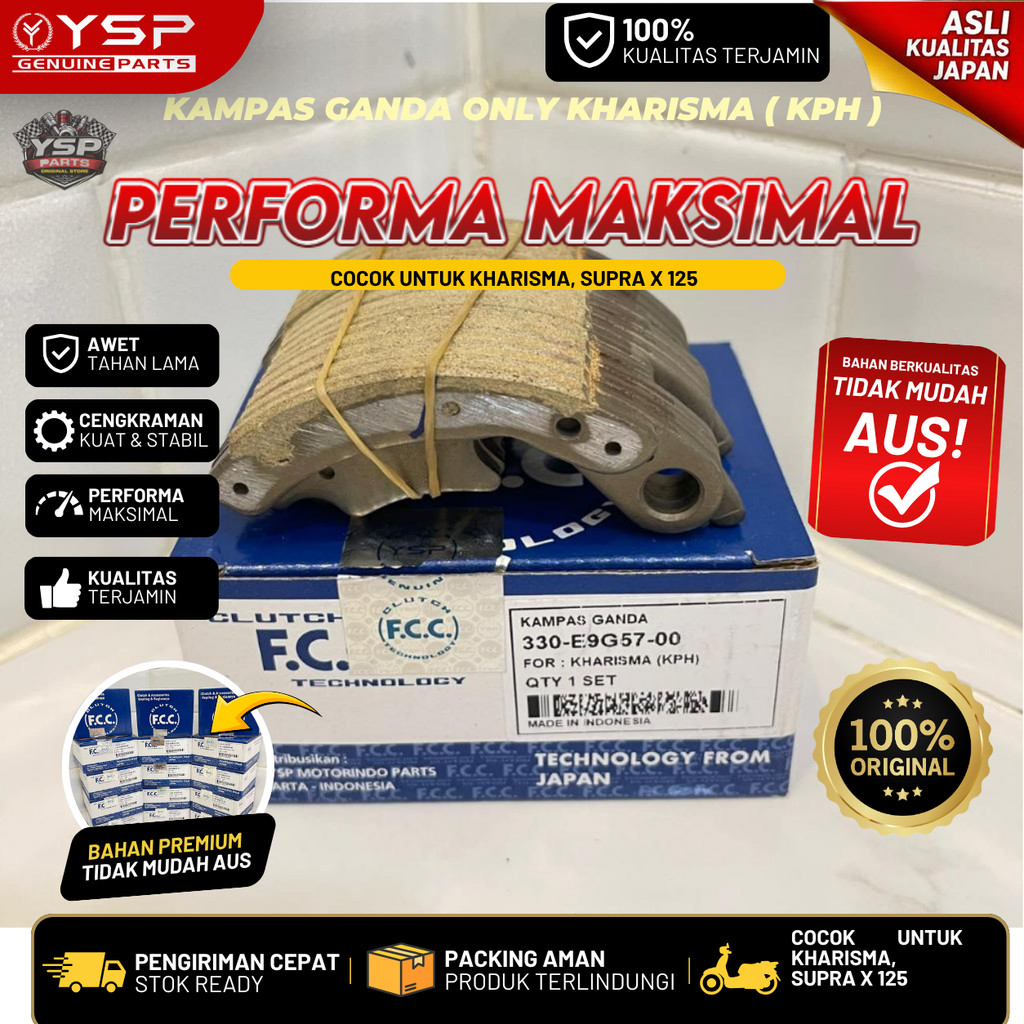 FCC-AK14 KAMPAS GANDA KOTAK (KPH) KARISMA / SUPRA X 125 / ASLI ORIGINAL FCC / KAMPAS GANDA ONLY