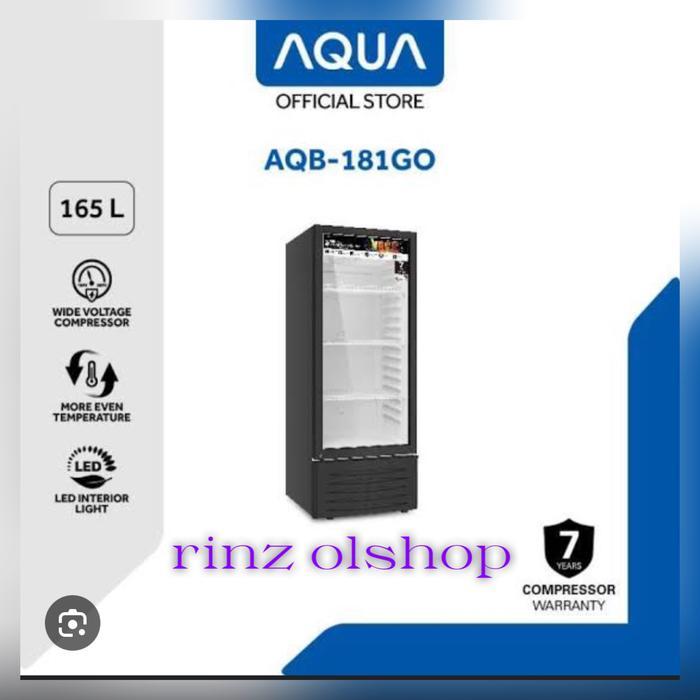 SHOWCASE AQUA AQB181GO DISPLAY COOLER AQB 181 GO
