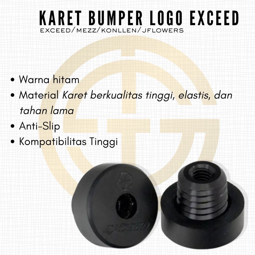 (COD) Karet Bumper Exceed / Mezz / Konllen / Jflowers - Logo Exceed