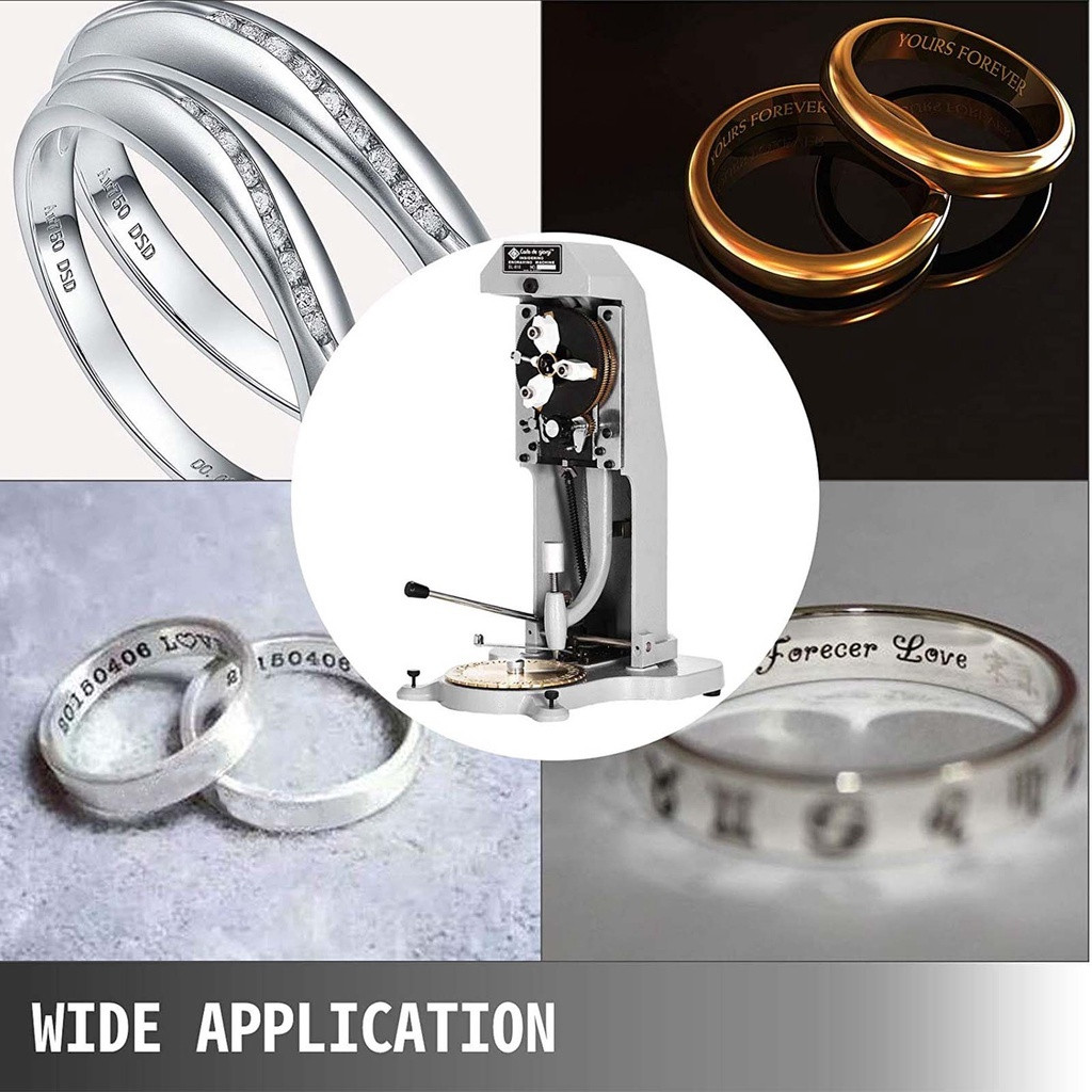 Mesin Pengukir Cincin Dalam Alat Ukir Nama Angka Perhiasan Emas Perak Ring Engraving Machine Manual