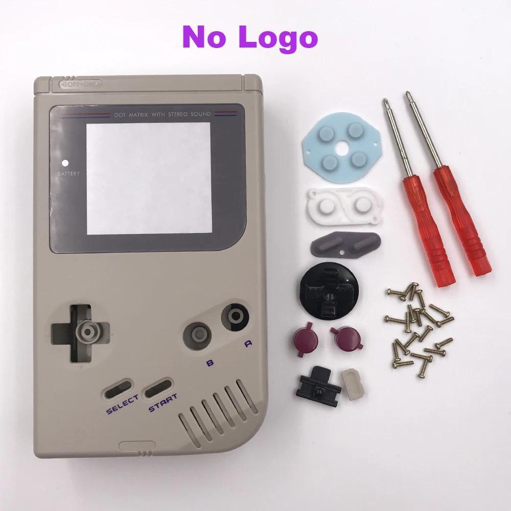 9Sets Full Set GB DMG Housing Shell with Buttons Conductive Rubber Pad Kits For Gameboy GB DMG Case 