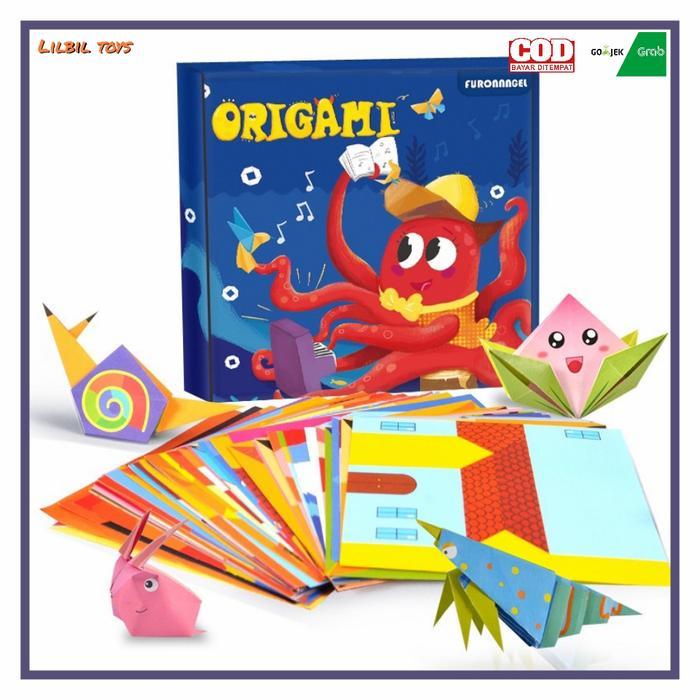 Murah MeriahBuku origami anak - kertas origami - mainan lipat kertasFG