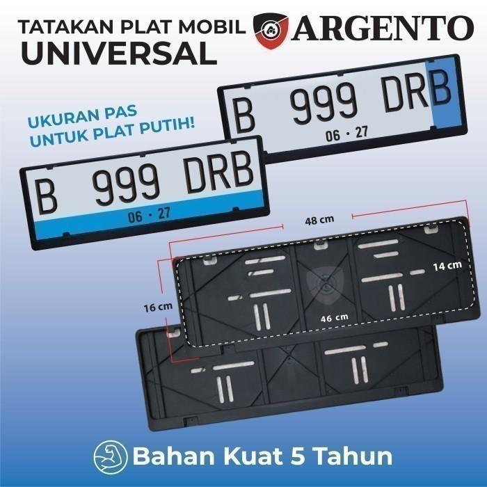Rush Raize BZ4X Agya Altis Tatakan Dudukan Plat Nomor Mobil Argento - Rush