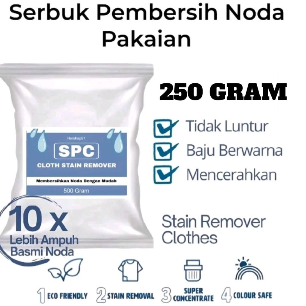 OXY powder/250gram serbuk ajaib pembersih jamur pada pakaian menguning