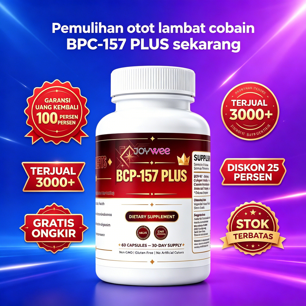 BPC 157 PLUS Collagen Creatine Pemulihan Otot Sendi 60 Kapsul ORIGINAL COB9007