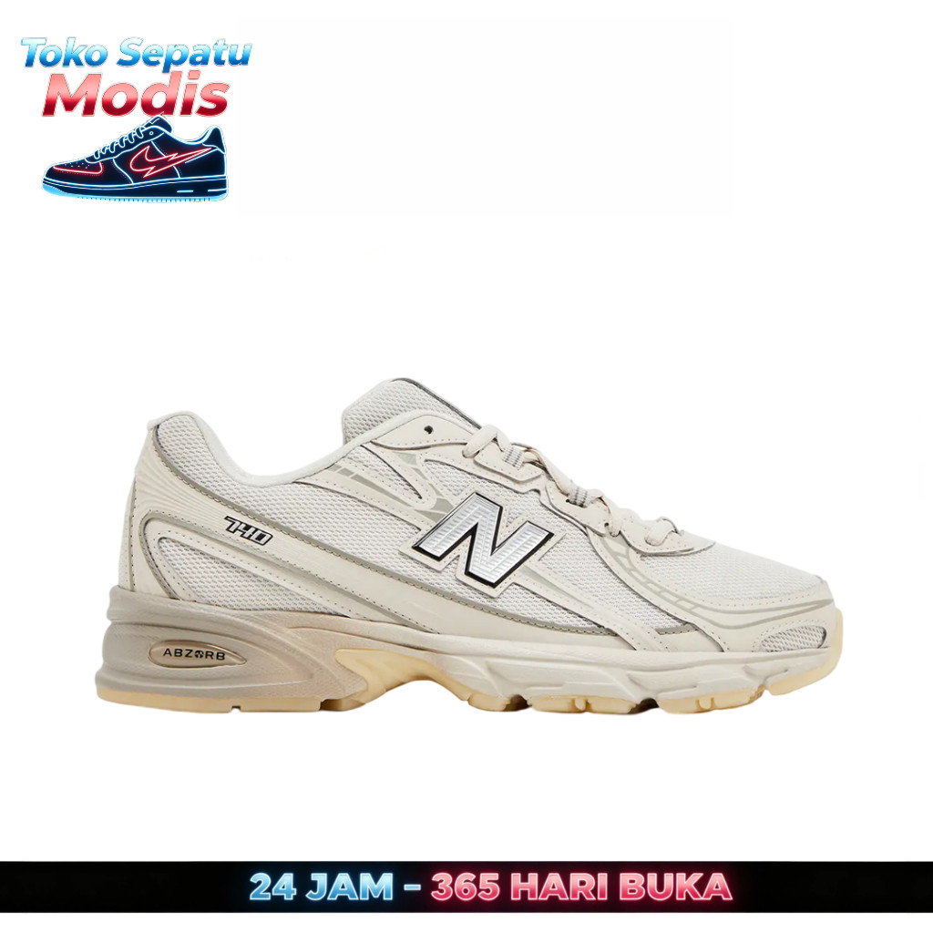 Sepatu NB New Balance 740 Beige Moonbeam Arid Stone Cream autentik