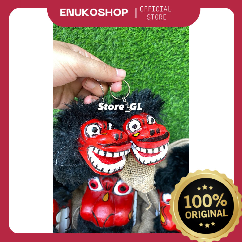 Miniatur Barongan, Miniatur Bangbarongan, Miniatur Caplokan, Gantungan Kunci Barongan, Gantungan Kun