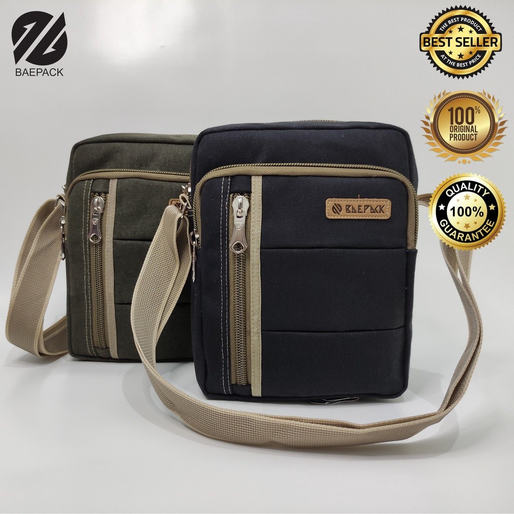 Tas Selempang Kanvas Pria Jarvis Original  / Tas Bahu Cowok dan Cewek Produsen Bandung