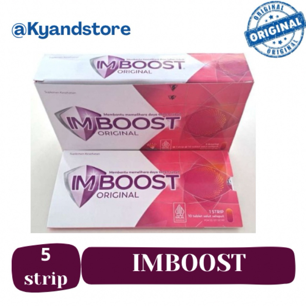 Imboost tablet 1 box isi 5 strip @10tablet