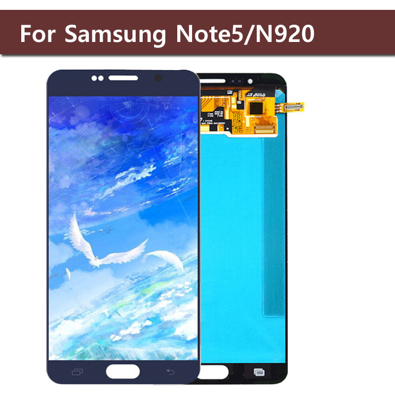 5.7" LCD Screen For Samsung Galaxy Note 5 Note5 N9200 N920A N920T N920C N920V N920W LCD splay Tou Sc