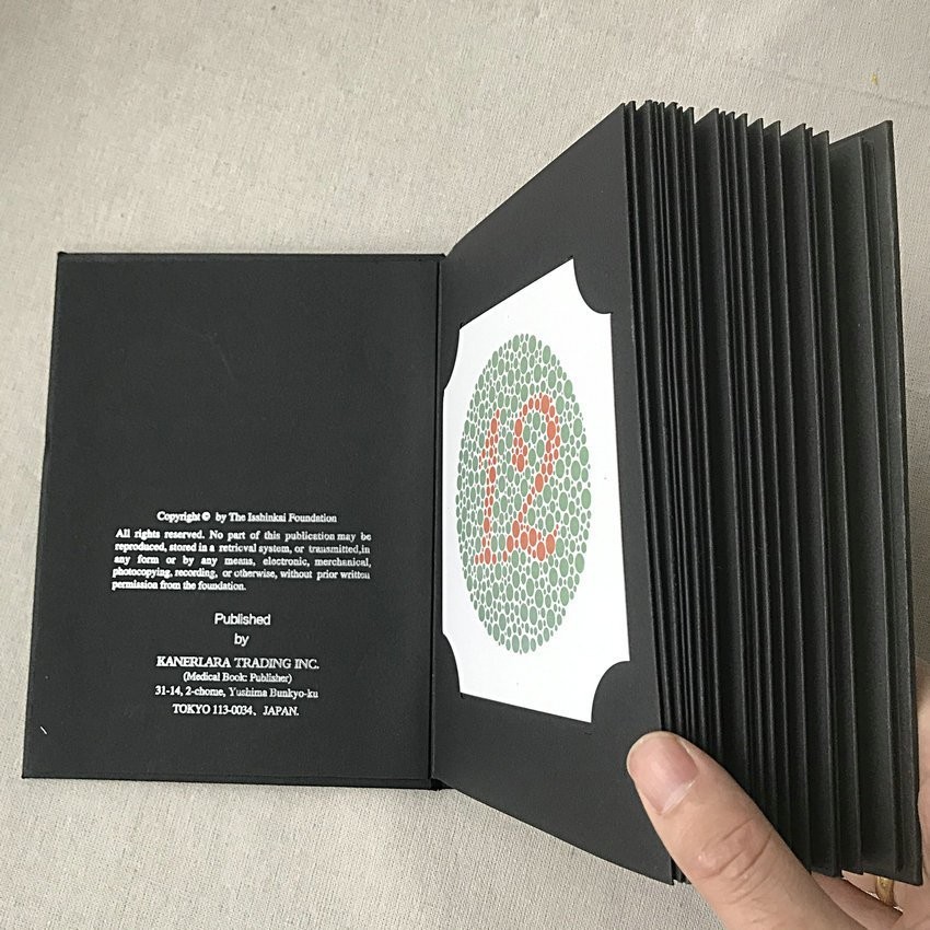 Buku Tes Untuk Buta Warna-38 Plates Tes Buta Warna Medis