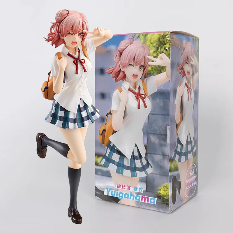 Yahari Ore no Seishun Love Comedy wa Machigatteiru Anime Girl Figure Yui Yuigahama Action Figure Col