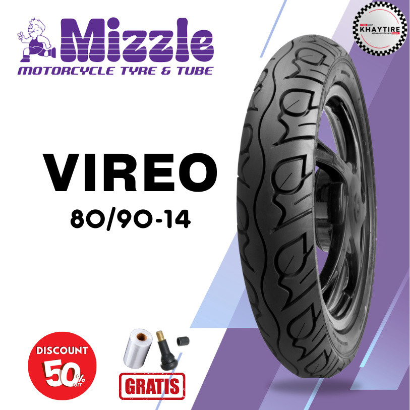 Ban Motor Matic MIZZLE VIREO 80/90 Ring 14 Tubeless