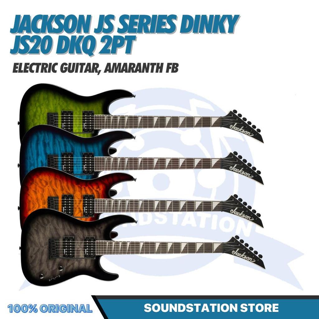 Jackson JS Series Dinky JS20 DKQ 2PT Electric Guitar - Gitar Listrik Elektrik JS-20