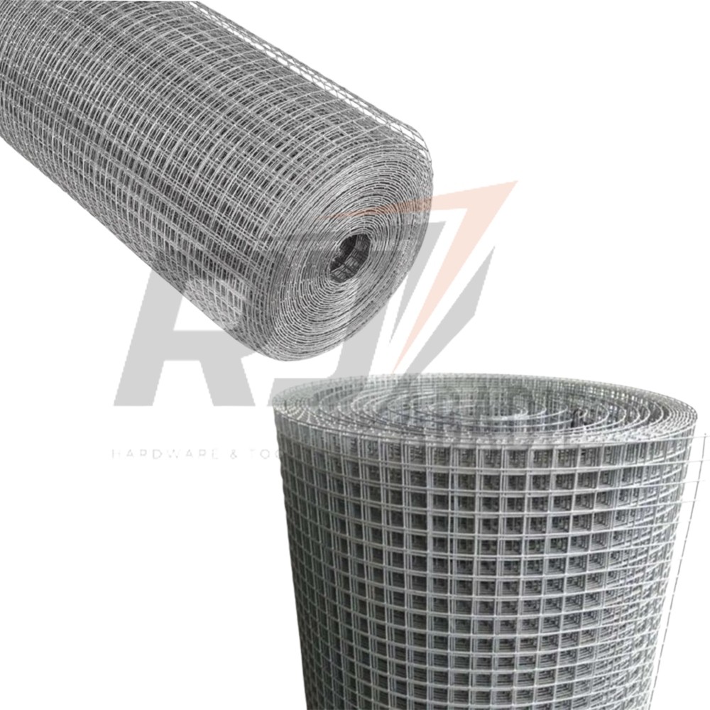DIMSTORE Kawat Loket Galvanis 1/4" 1/2" 3/4" 1" x 10m