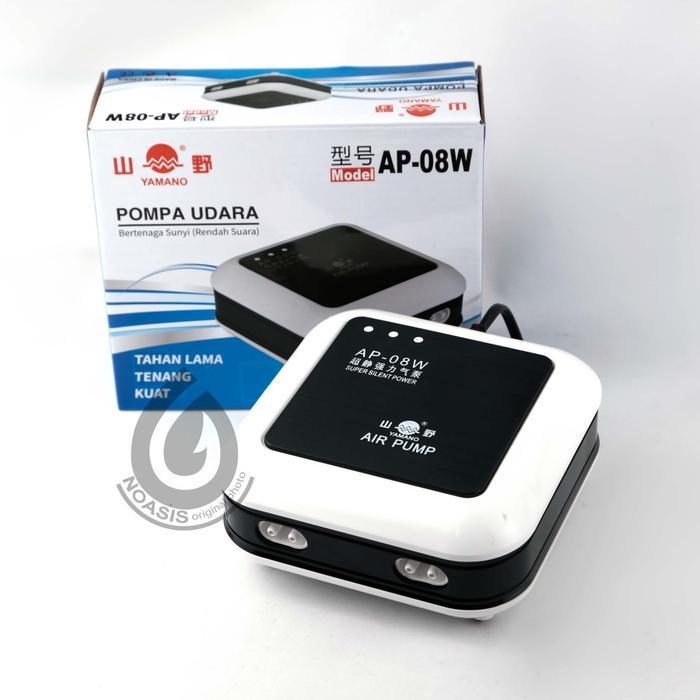 YAMANO AP-08 W MESIN UDARA AERATOR AP 08 4 LUBANG  AQUARIUM - YA-AP08-W