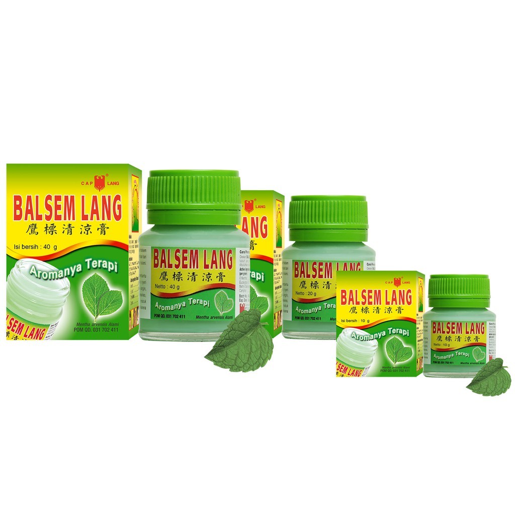Balsem Lang 40 gr Ukuran Besar - Meredakan Nyeri Otot & Gatal Gigitan Serangga