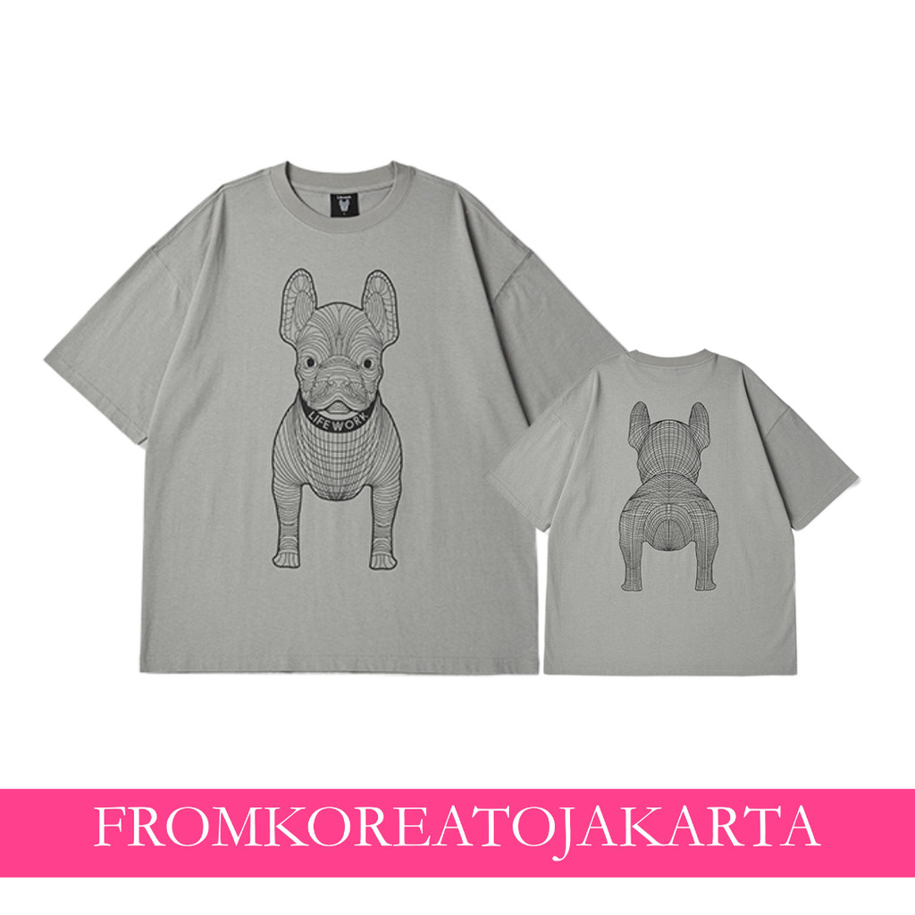 LFEWORK Big Radog Short Sleeve Tshirt - Grey