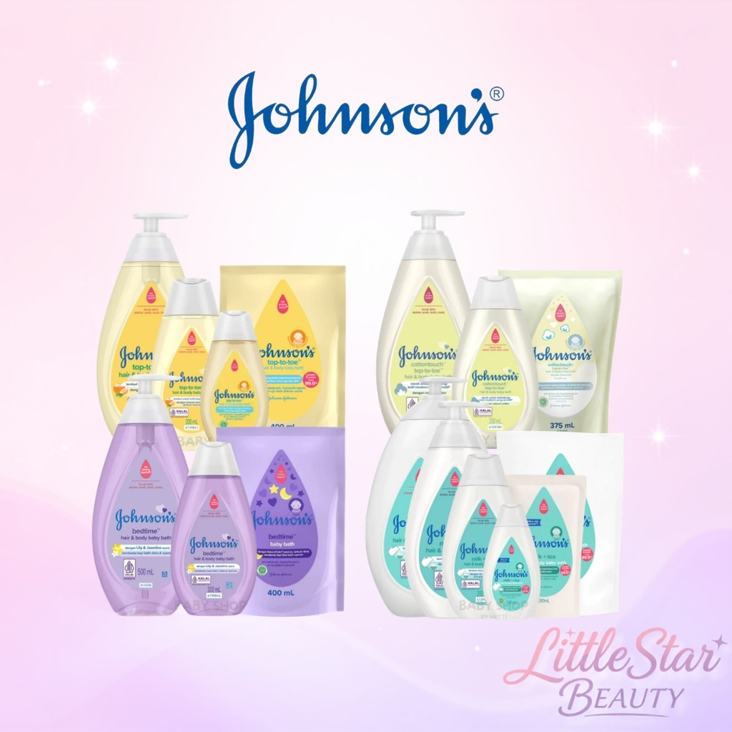 Johnson Baby Hair & Body Bath Sabun Shampoo Bayi Botol Refill Pump